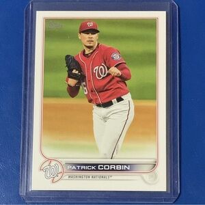 Patrick Corbin #525 2022 Topps Baseball Trading Card